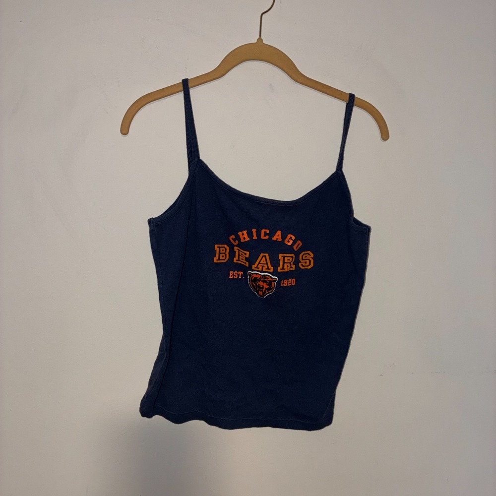 Chicago Bears NFL For Her Camisole Tank Top Womens L Navy Est 1920